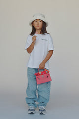 Drink More Water Kids T-Shirt - White/Forest Sporty & Rich Online