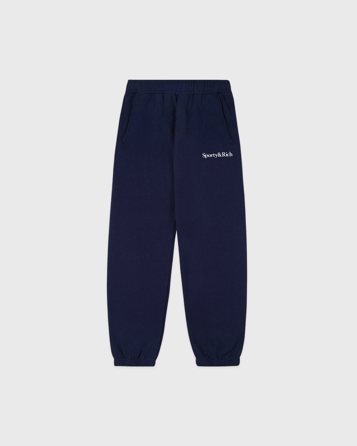 Serif Logo Kids Sweatpant - Dark Navy/White Sporty & Rich Online