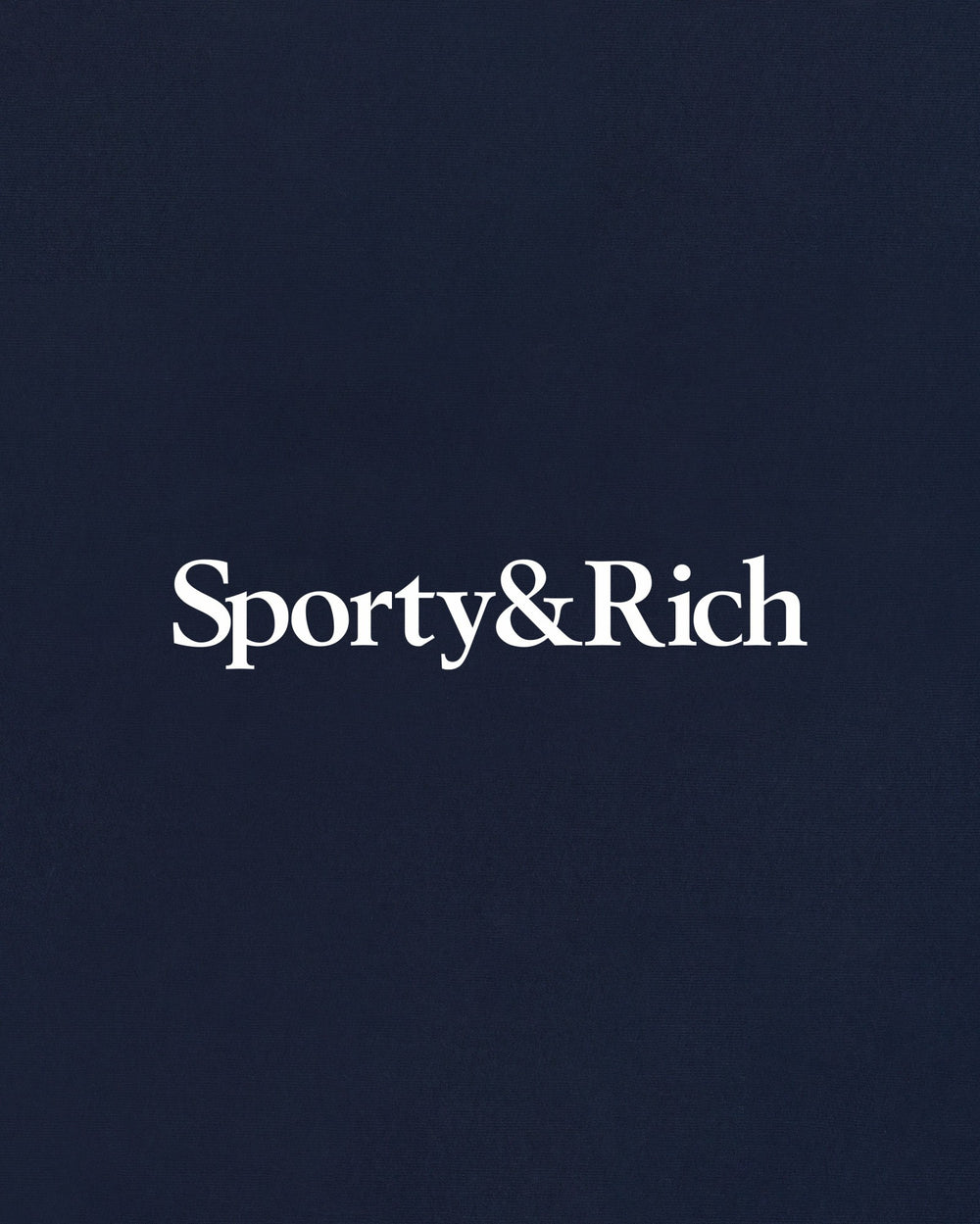 Serif Logo Kids Sweatpant - Dark Navy/White Sporty & Rich Online