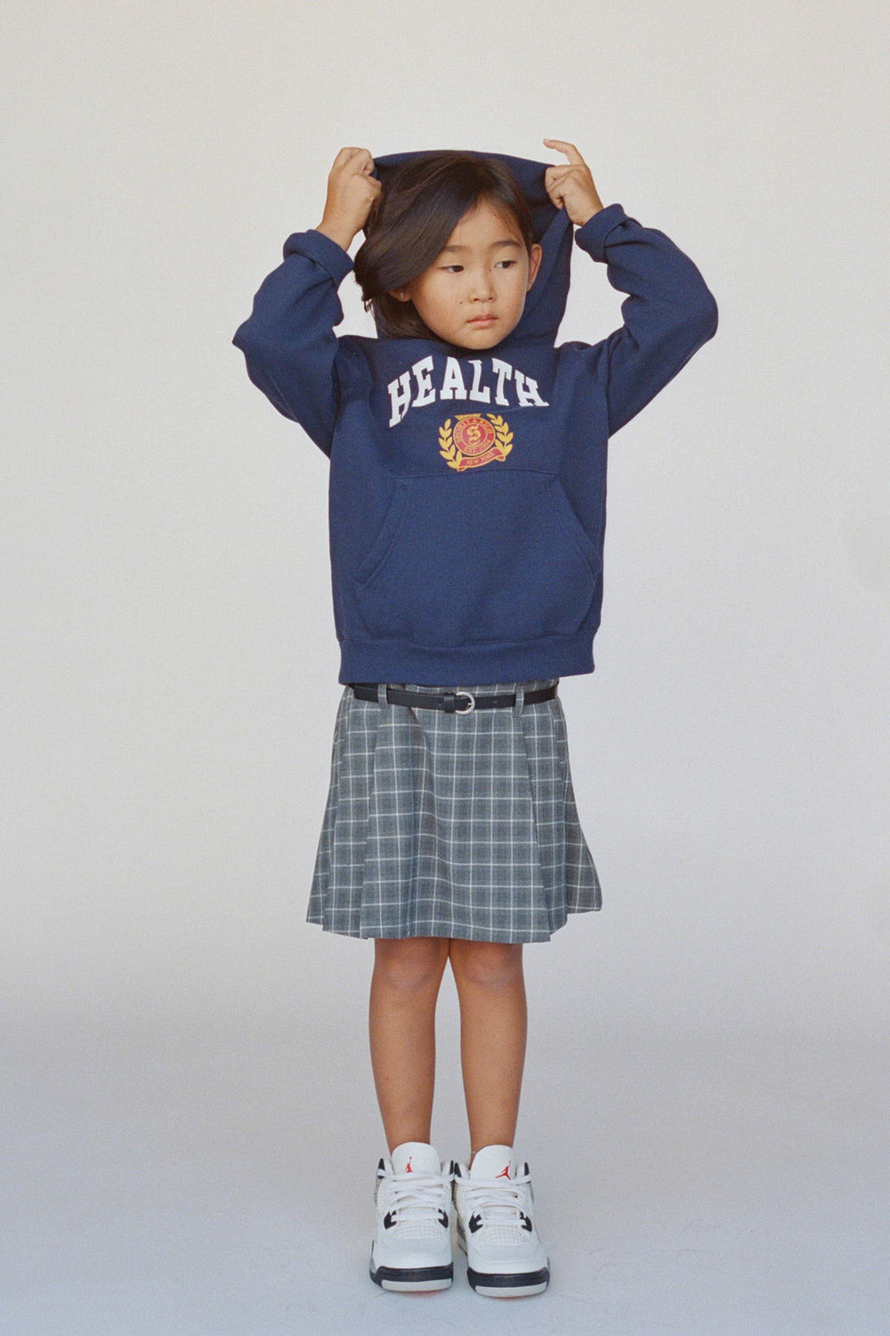 NY Health Crest Kids Hoodie - Navy Sporty & Rich Discount