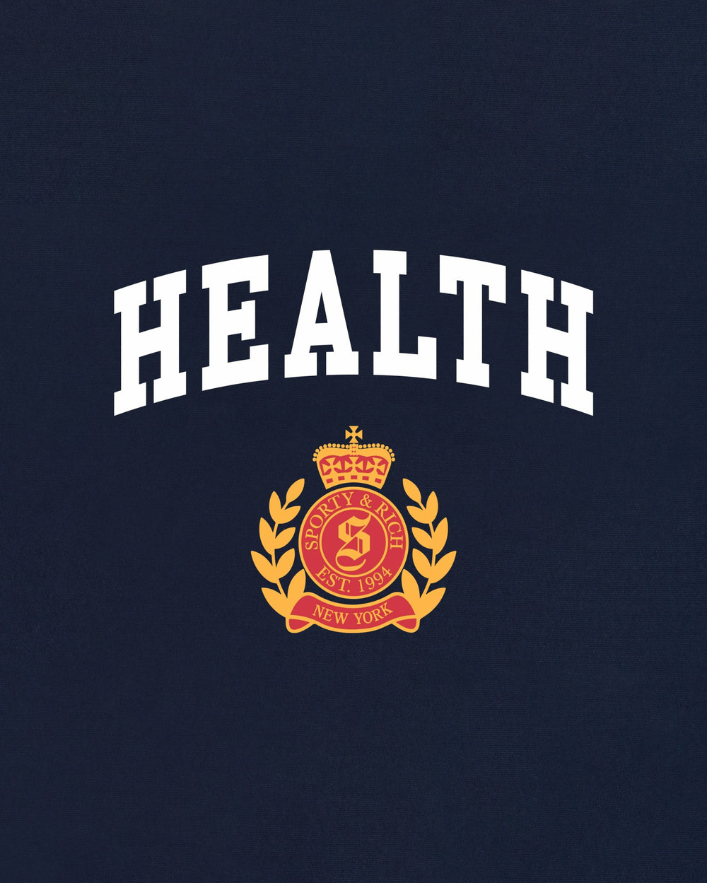 NY Health Crest Kids Hoodie - Navy Sporty & Rich Discount