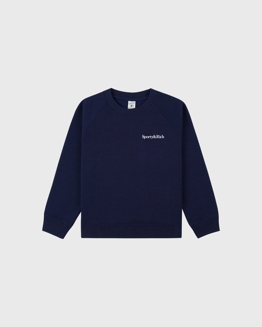 Eat More Veggies Kids Crewneck - Navy/White Sporty & Rich Outlet