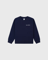 Eat More Veggies Kids Crewneck - Navy/White Sporty & Rich Outlet