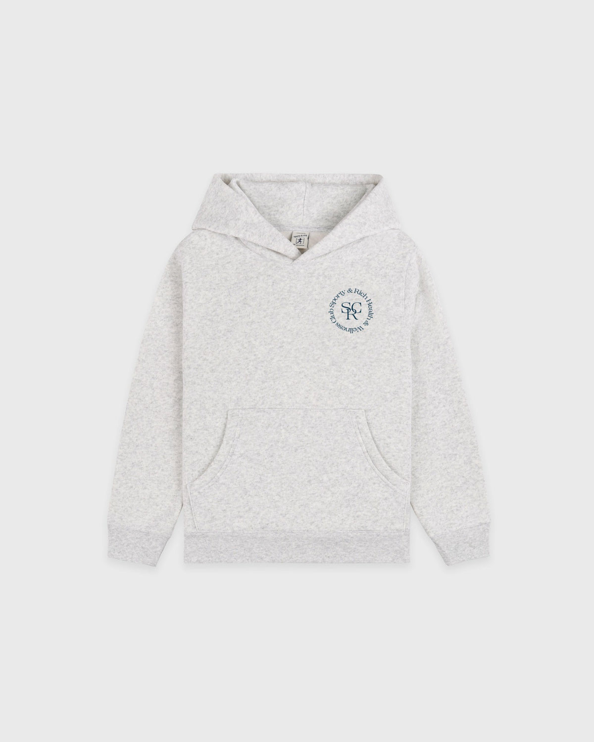 SRHWC Kids Hoodie - Heather Gray/Navy Sporty & Rich US