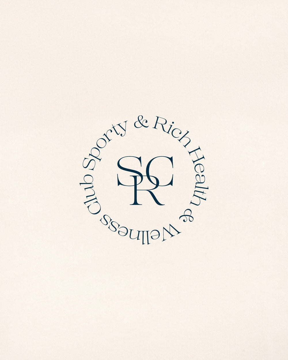 SRHWC Kids Hoodie - Cream/Navy Sporty & Rich Online
