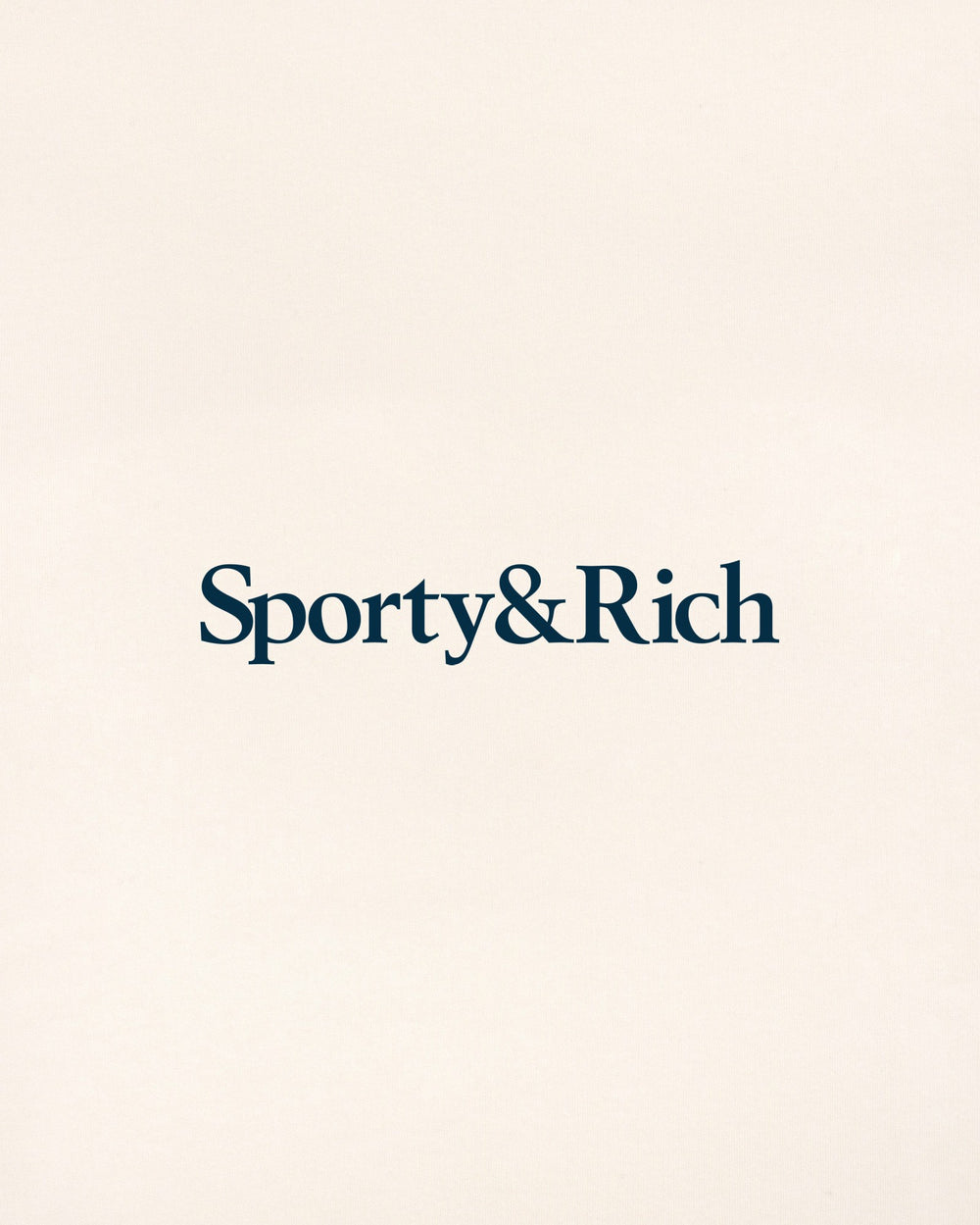 Serif Logo Kids Sweatpant - Cream/Navy Sporty & Rich Discount