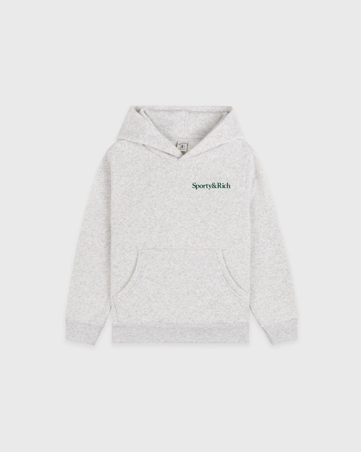 Play Tennis Kids Hoodie - Heather Gray/Forest Sporty & Rich For Sale