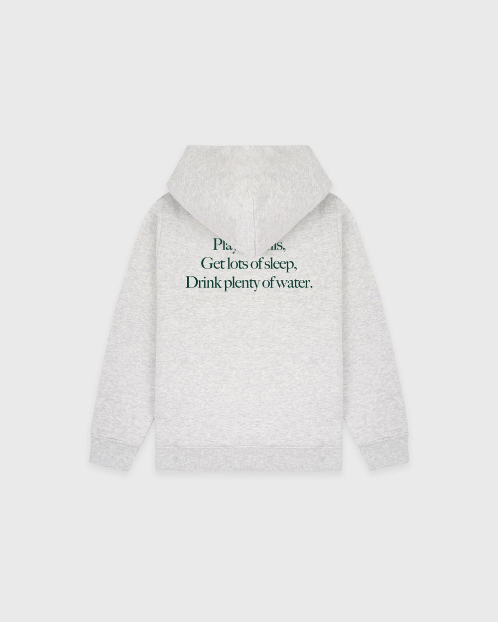 Play Tennis Kids Hoodie - Heather Gray/Forest Sporty & Rich For Sale