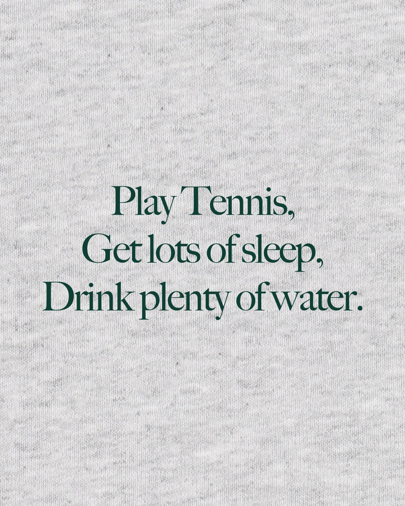 Play Tennis Kids Hoodie - Heather Gray/Forest Sporty & Rich For Sale