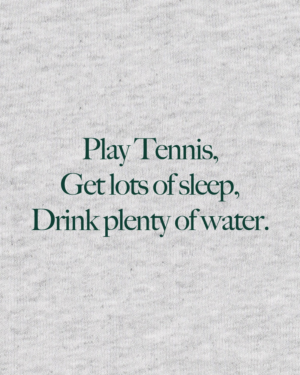 Play Tennis Kids Hoodie - Heather Gray/Forest Sporty & Rich For Sale