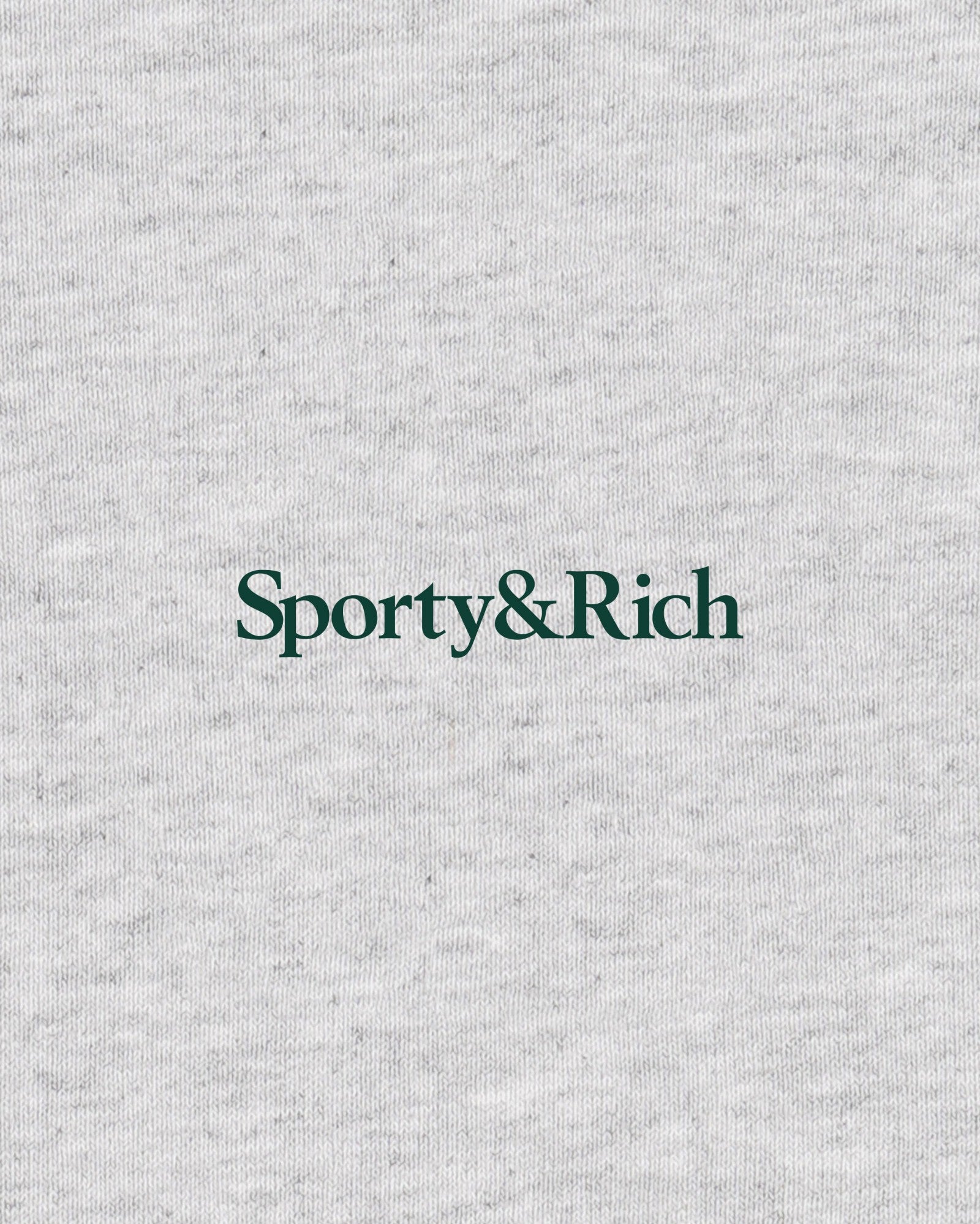 Serif Logo Kids Sweatpant - Heather Gray/Forest Sporty & Rich Outlet