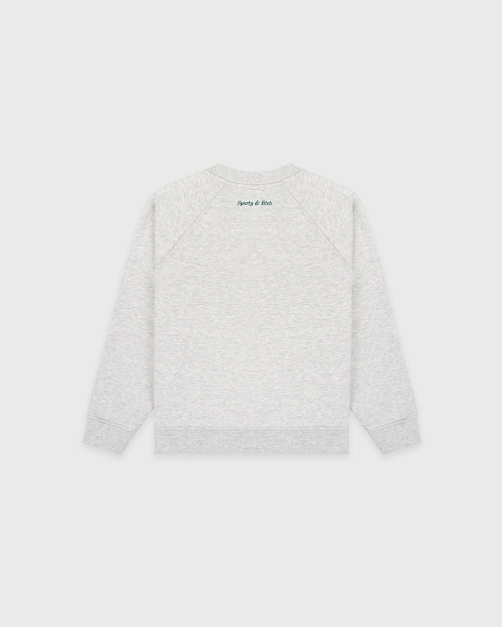 Be Nice Kids Crewneck - Heather Gray/Forest Sporty & Rich US