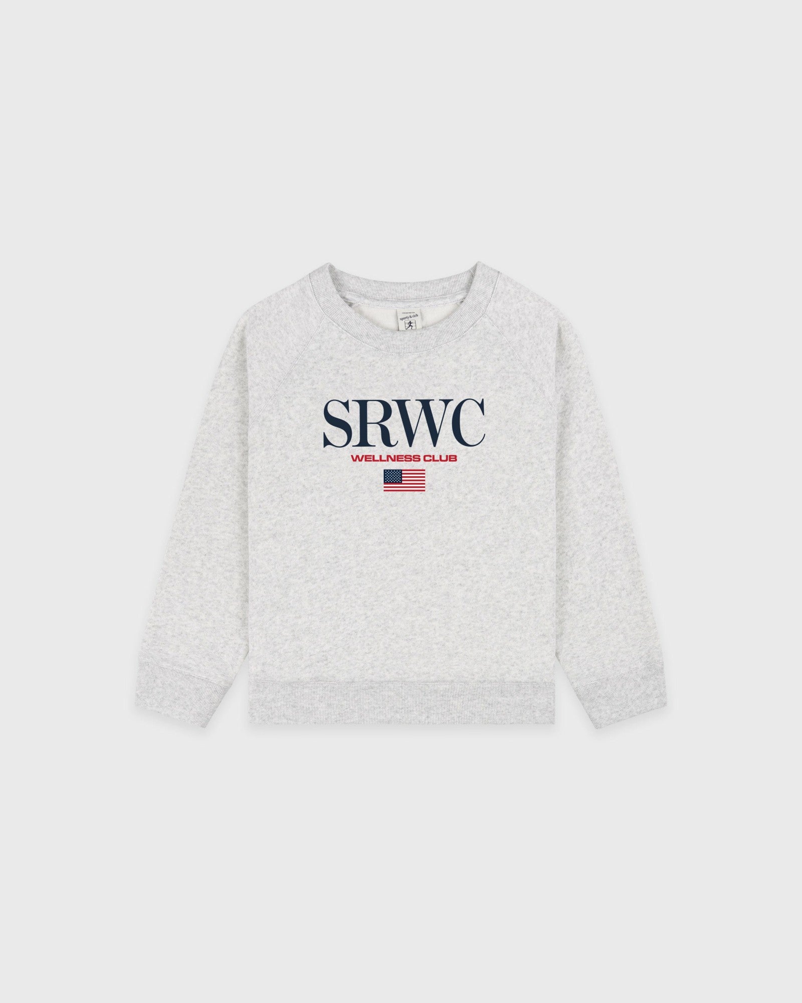 Nautical Kids Crewneck - Heather Gray Sporty & Rich US