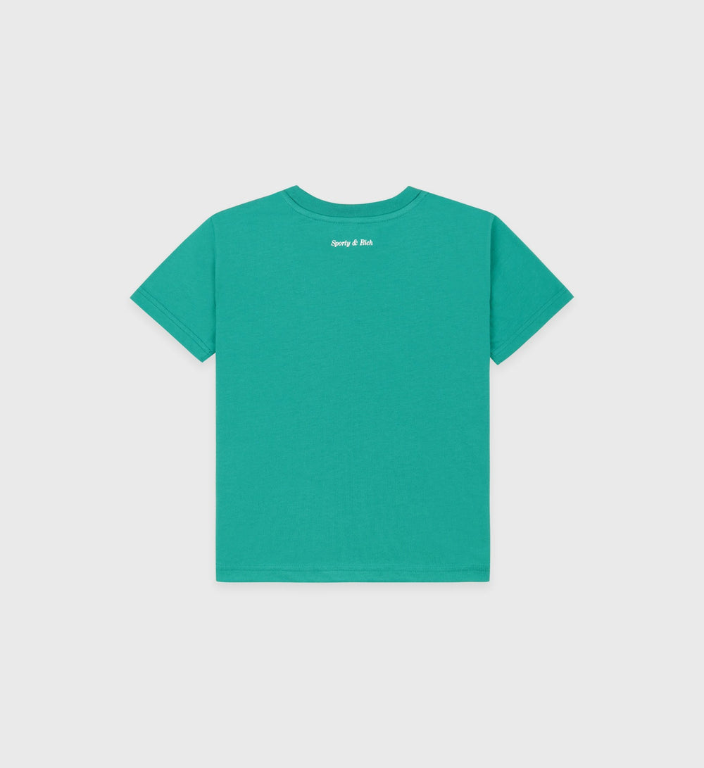 Be Nice Kids T-Shirt - Spring Green Sporty & Rich US