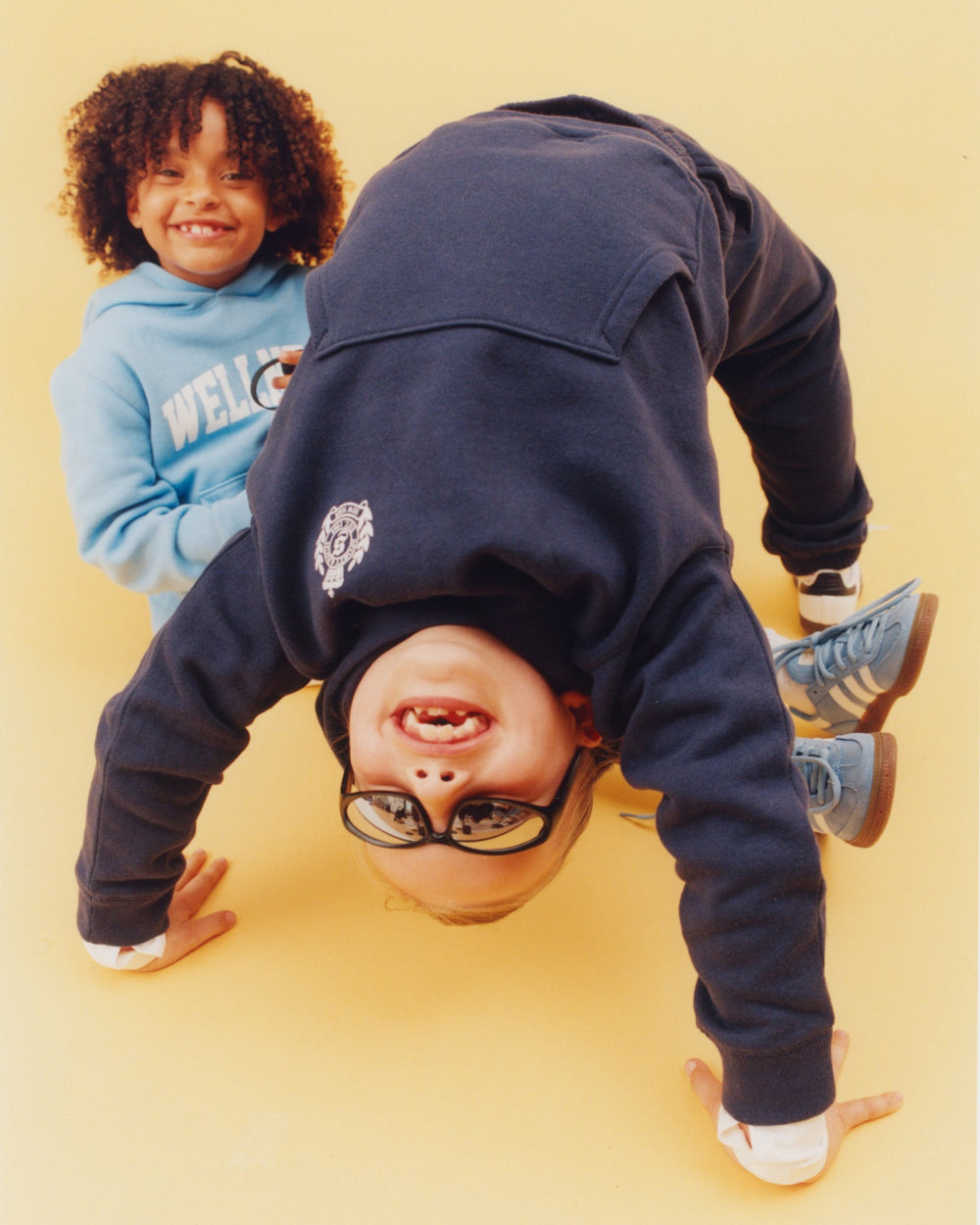 Wellness Ivy Kids Hoodie - Juniper/White Sporty & Rich For Sale
