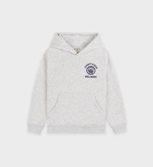 Emblem Kids Hoodie - Heather Gray/Navy Sporty & Rich US