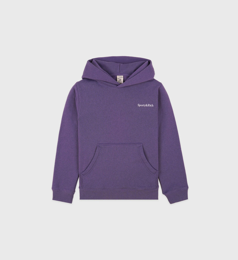 Health is Wealth Kids Hoodie - Dusty Grape Sporty & Rich Sale