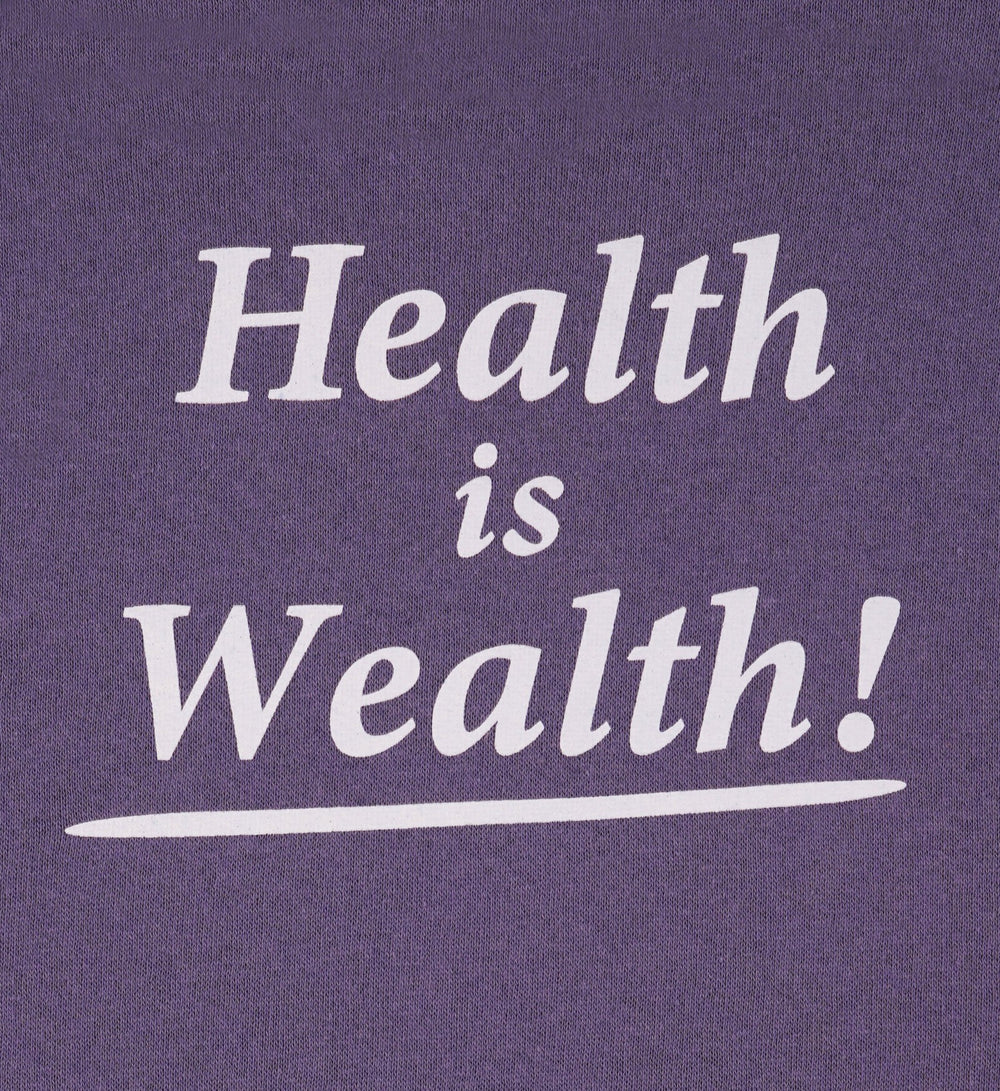 Health is Wealth Kids Hoodie - Dusty Grape Sporty & Rich Sale