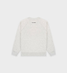 California Emblem Kids Crewneck - Heather Gray/Forest Sporty & Rich US