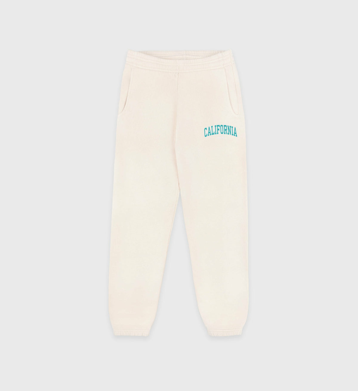 California Kids Sweatpant - Cream/Spring Green Sporty & Rich Online