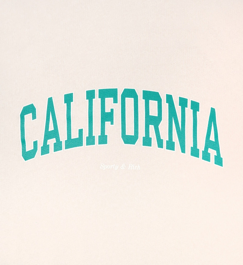 California Kids Sweatpant - Cream/Spring Green Sporty & Rich Online