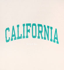 California Kids Sweatpant - Cream/Spring Green Sporty & Rich Online