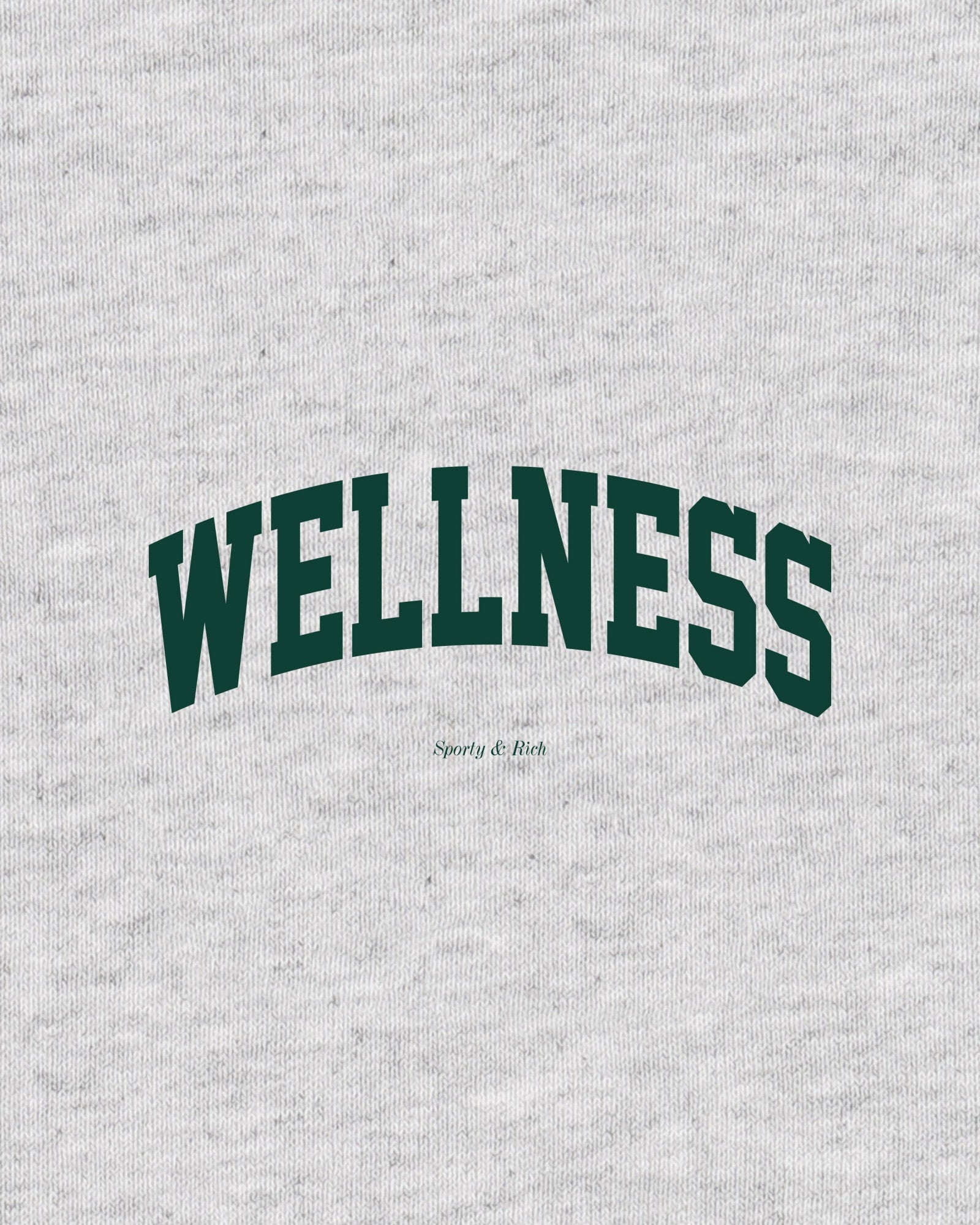 Wellness Ivy Kids Crewneck - Heather Gray/Forest Sporty & Rich Discount