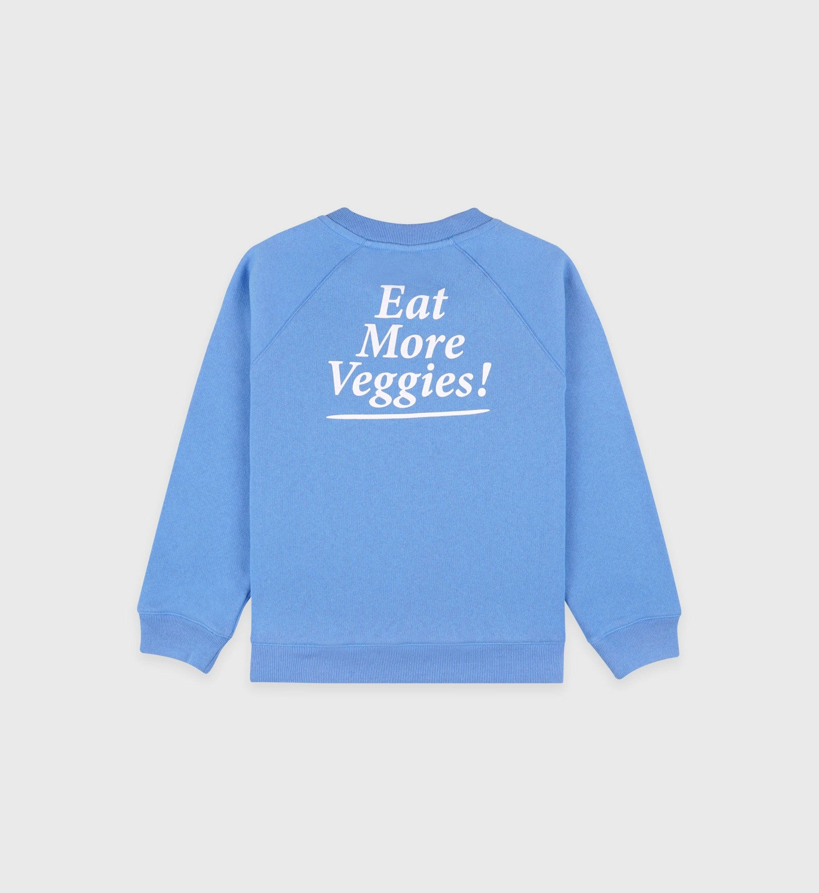 Eat More Veggies Kids Crewneck - Juniper/White Sporty & Rich Outlet