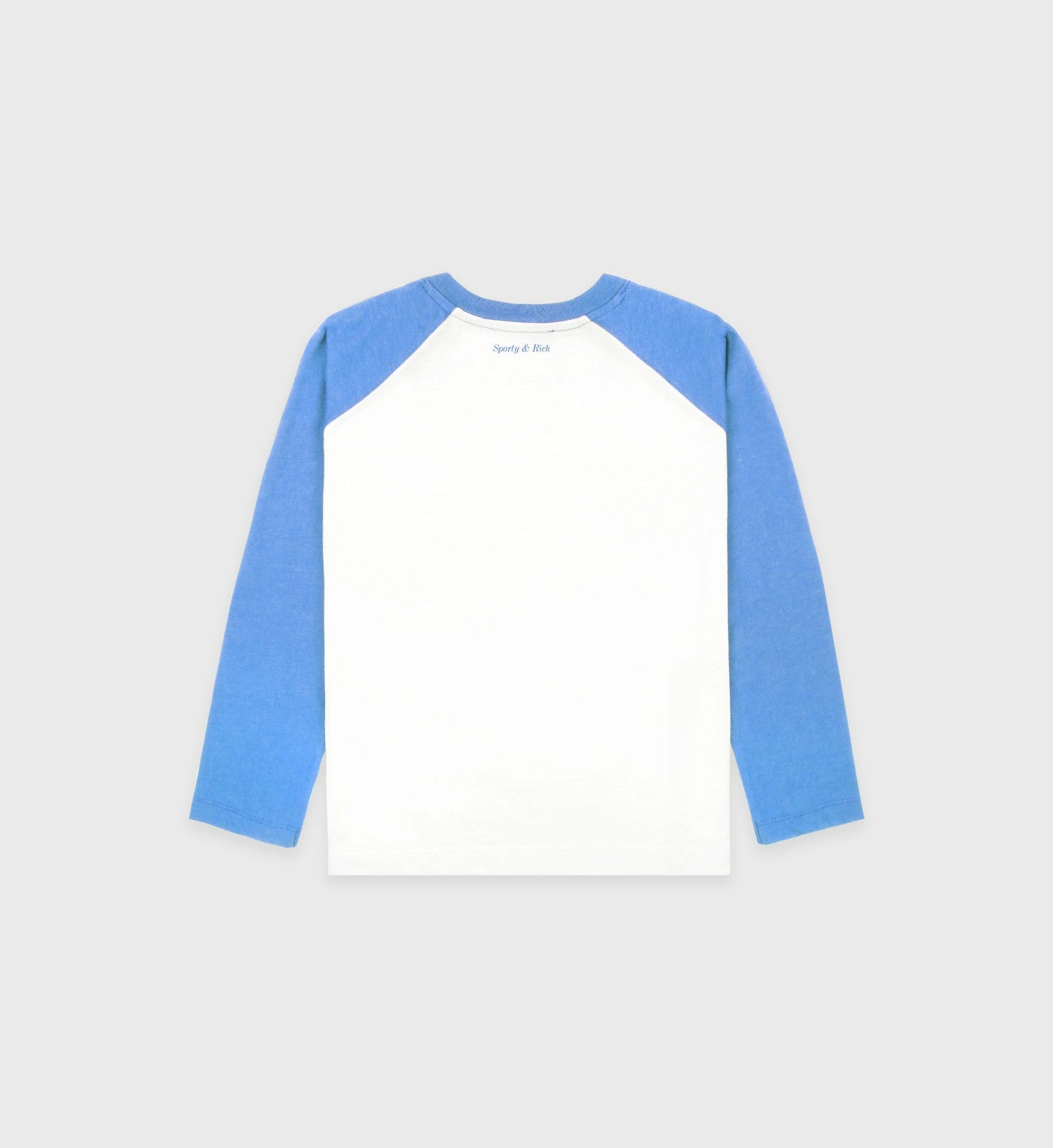 Be Nice Kids Baseball Tee - White/Juniper Sporty & Rich US