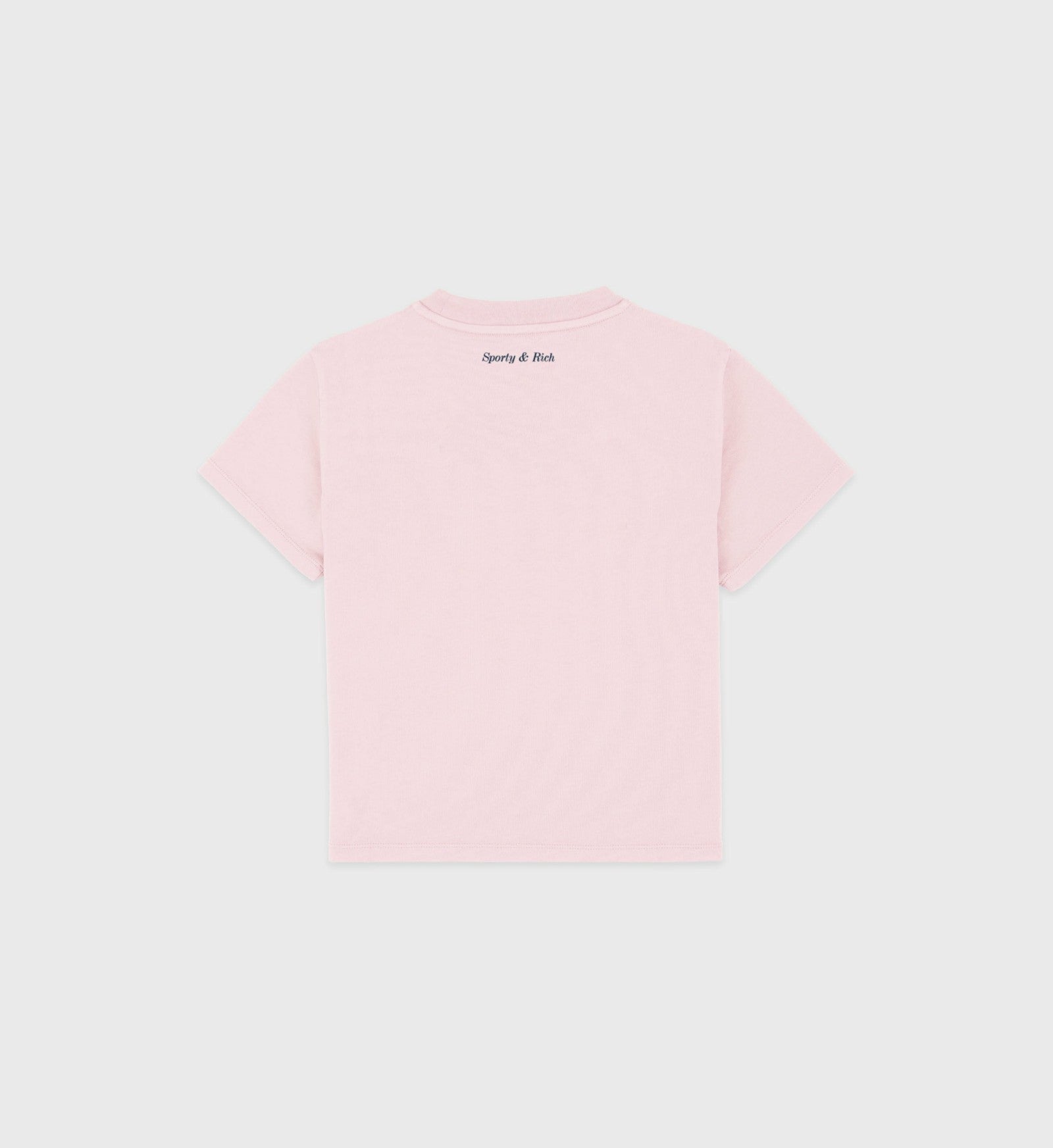 Be Nice Kids T-Shirt - Pink Dolphin/Navy Sporty & Rich Online