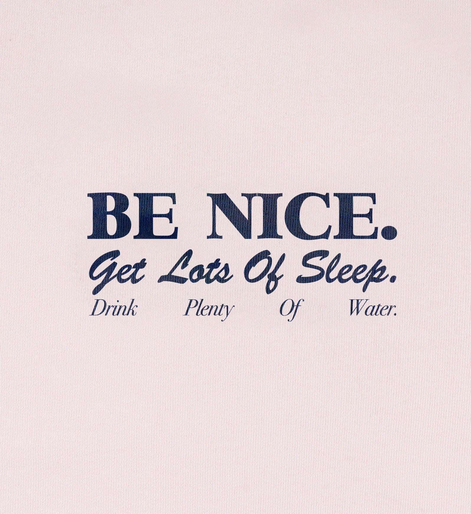 Be Nice Kids T-Shirt - Pink Dolphin/Navy Sporty & Rich Online