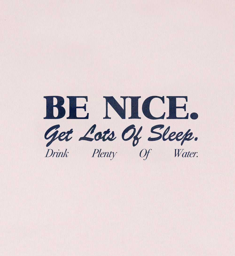 Be Nice Kids T-Shirt - Pink Dolphin/Navy Sporty & Rich Online