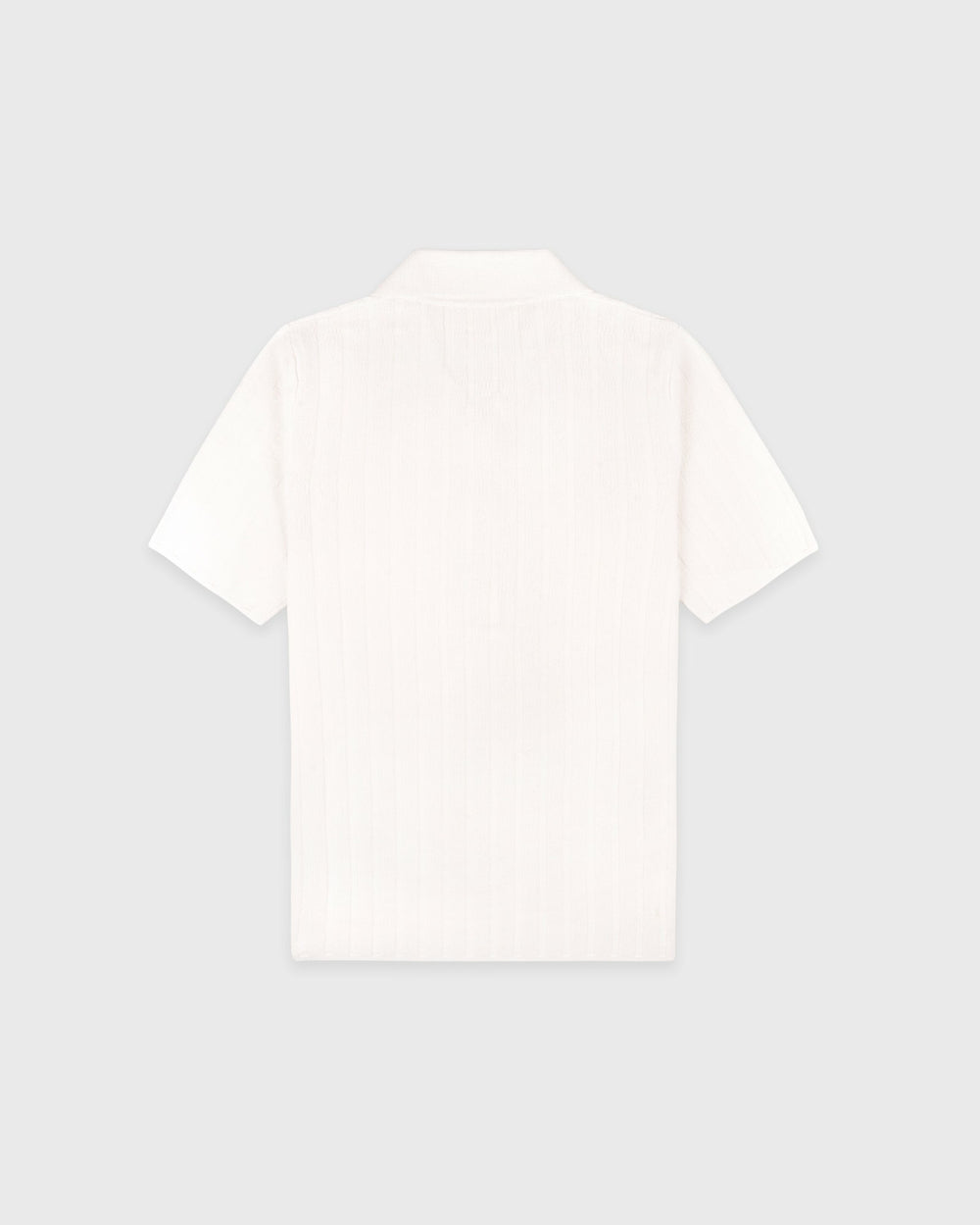 SRC Ribbed Polo - Ecru/Navy Sporty & Rich Discount