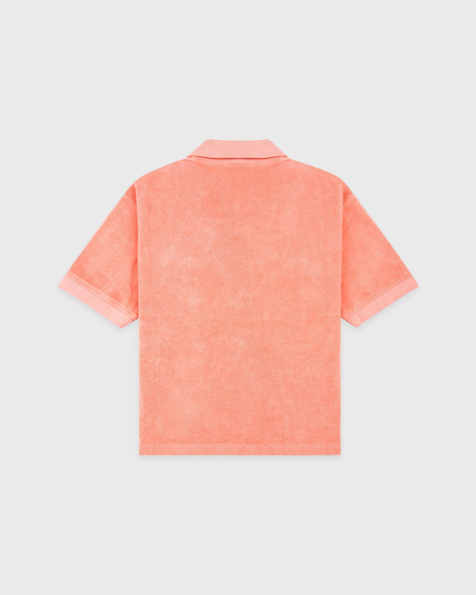 Signature Logo Terry Polo - Flamingo/White Sporty & Rich Sale