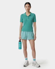 SRC Ribbed Polo - Amalfi Green/White Sporty & Rich Discount