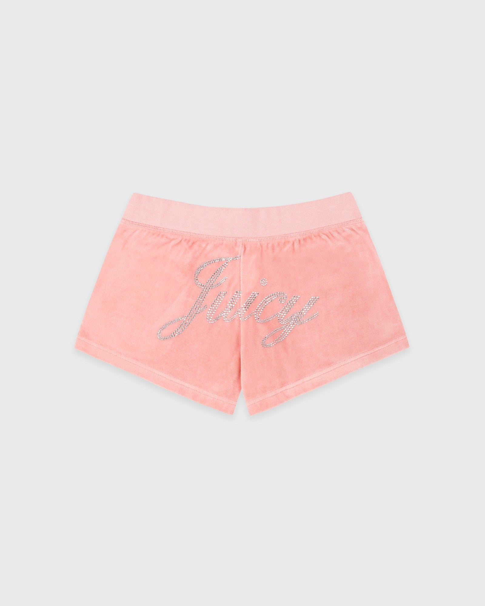 Juicy Script Velour Short - Rose Sporty & Rich Online