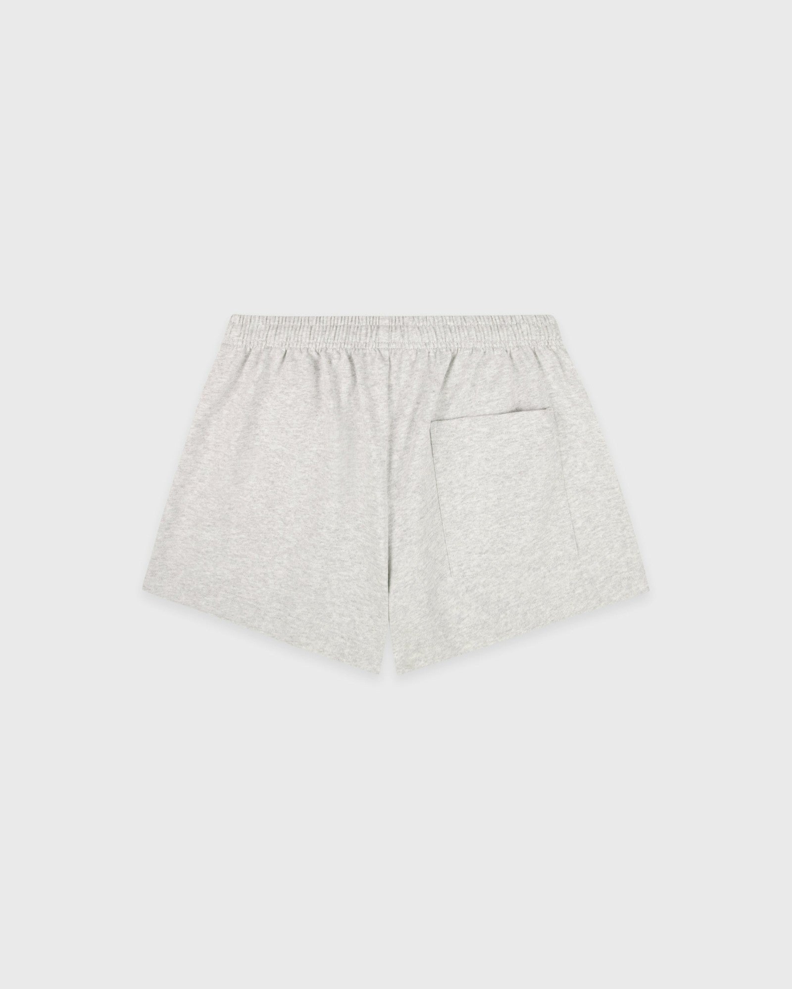 Serif Logo Embroidered Disco Short - Heather Gray/Navy Sporty & Rich For Sale
