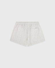 Serif Logo Embroidered Disco Short - Heather Gray/Navy Sporty & Rich For Sale