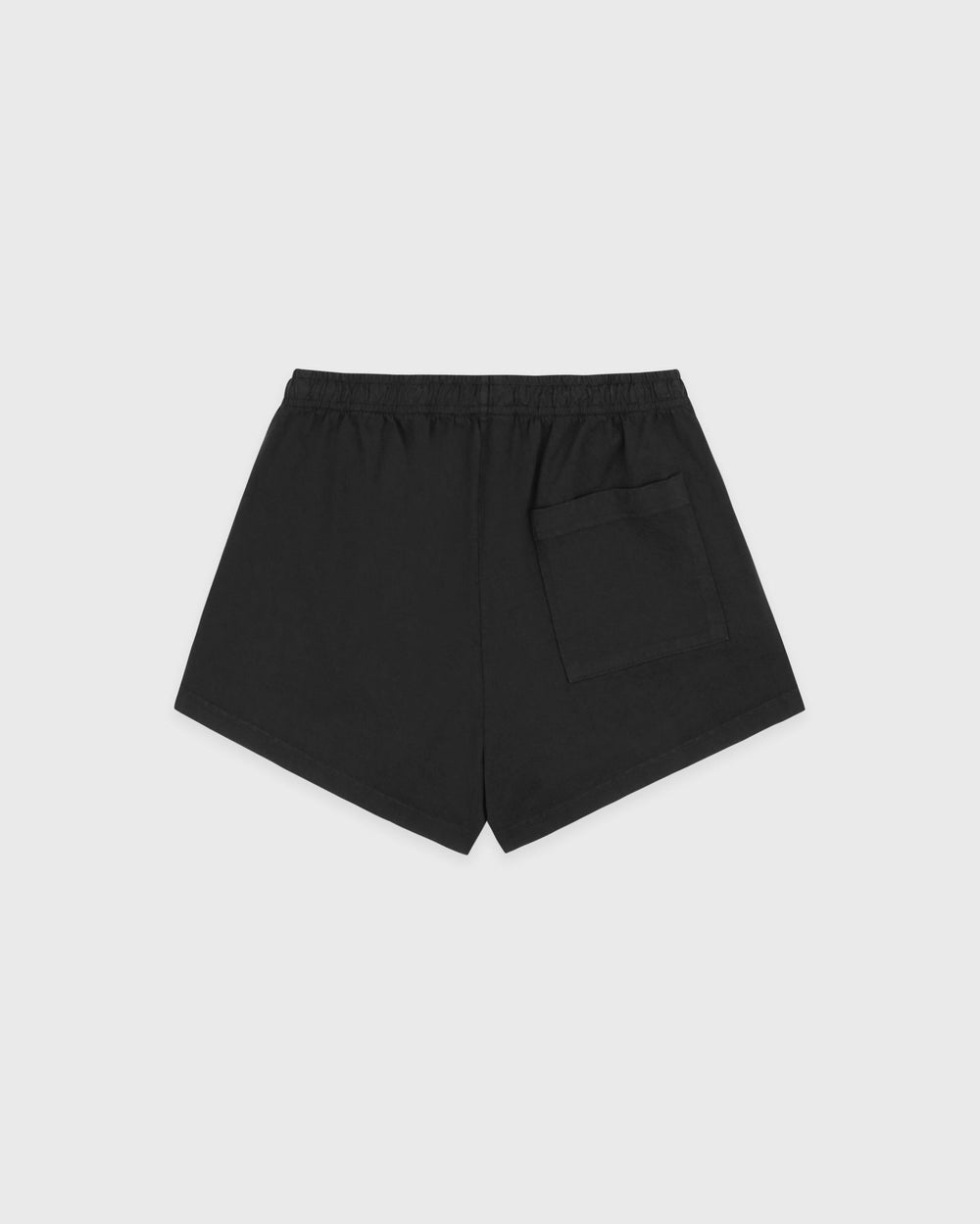 Serif Logo Embroidered Disco Short - Faded Black/White Sporty & Rich US