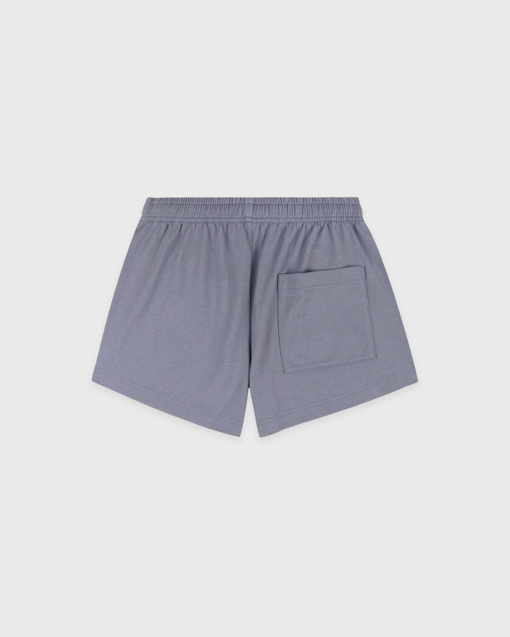 Serif Logo Embroidered Disco Short - Faded Indigo/White Sporty & Rich Sale