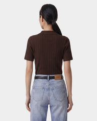SRC Ribbed Polo - Cioco Sporty & Rich For Sale