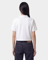NY Crest Pique Polo - White Sporty & Rich Online