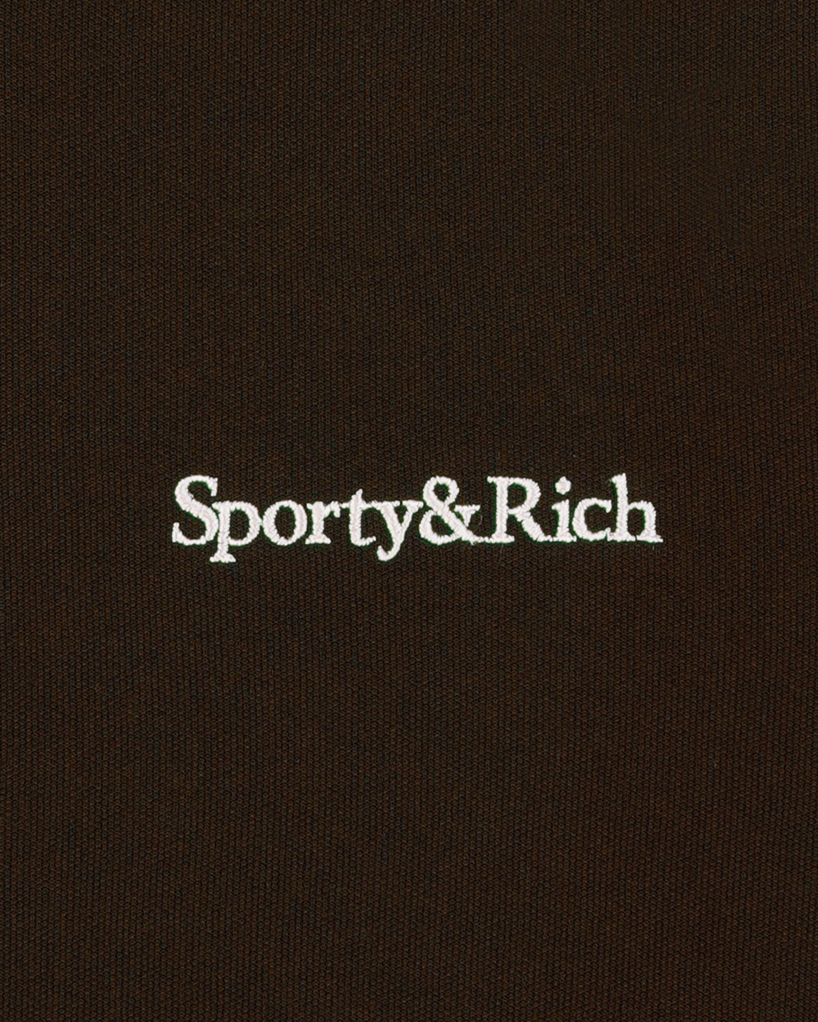 Serif Logo Retro Track Jacket - Cioco/White Sporty & Rich Discount