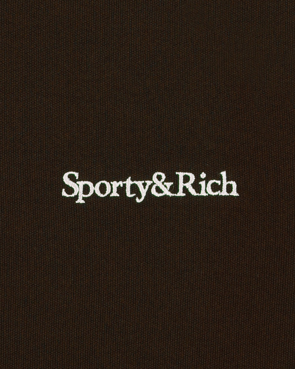 Serif Logo Retro Track Jacket - Cioco/White Sporty & Rich Discount