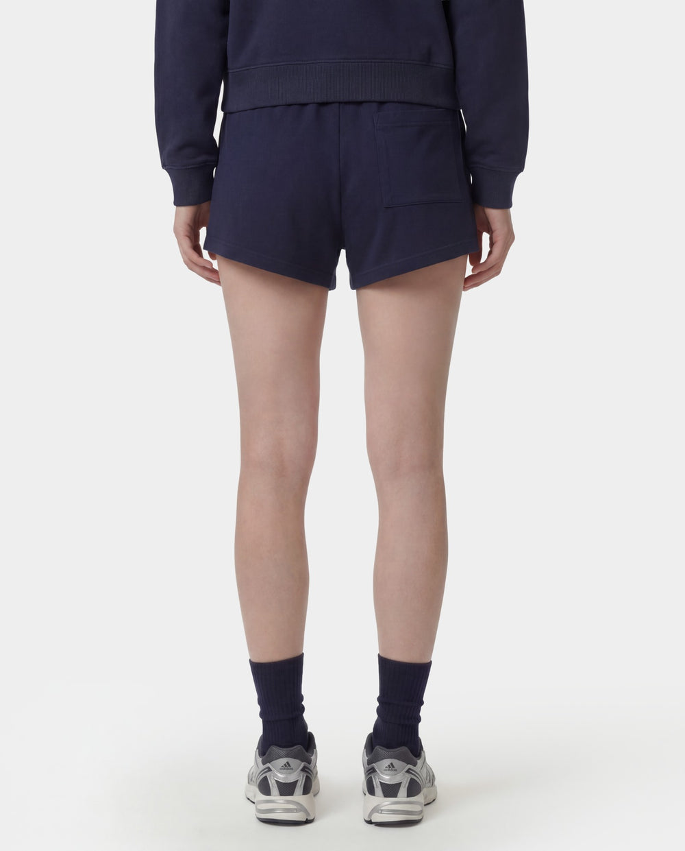 NY Crest Embroidered Disco Short - Dark Navy Sporty & Rich Outlet