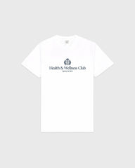 H&W Crest T-Shirt - White Sporty & Rich US