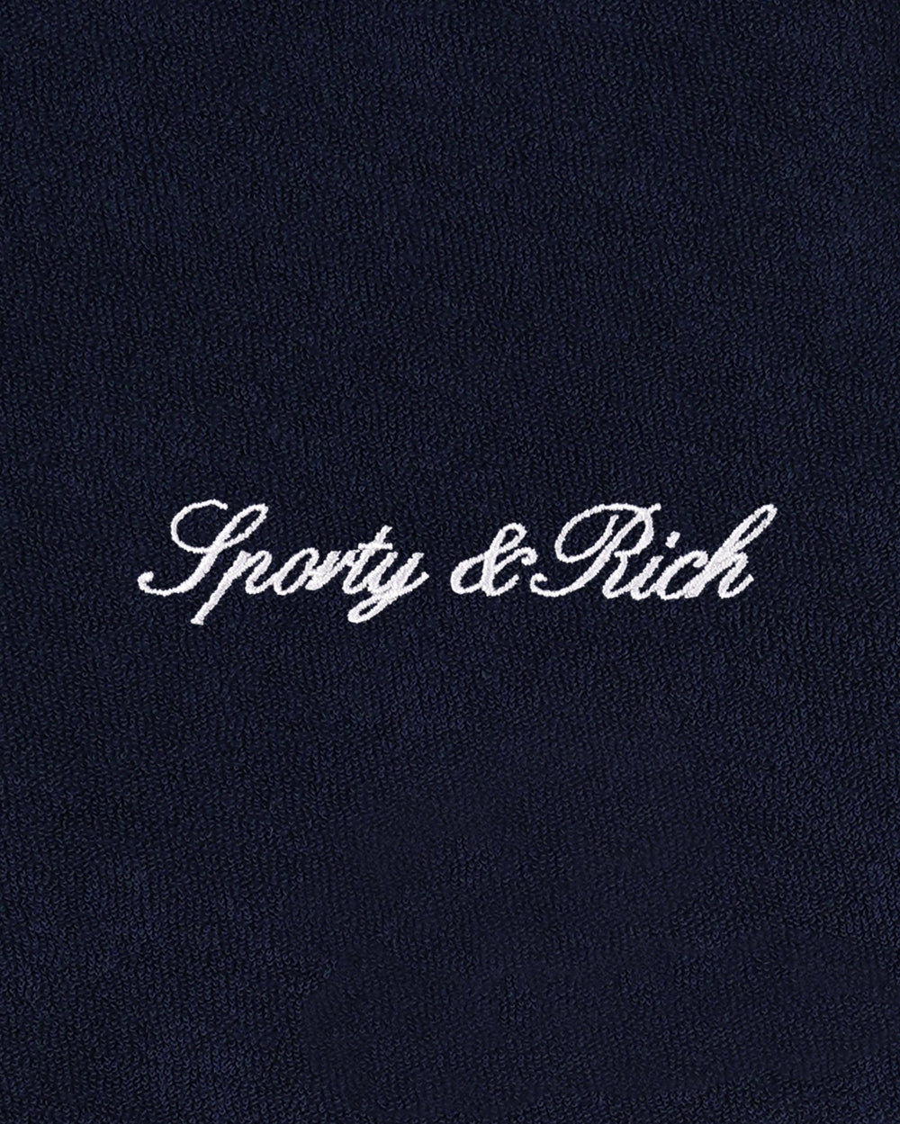 Signature Logo Terry Vest - Dark Navy Sporty & Rich Outlet