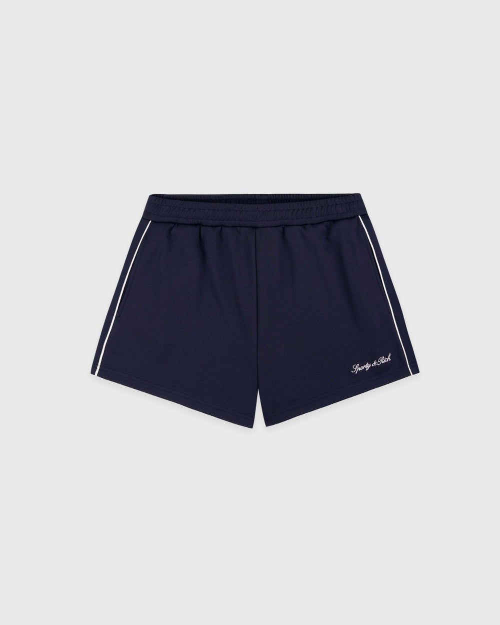 Signature Logo Retro Track Short - Dark Navy Sporty & Rich US