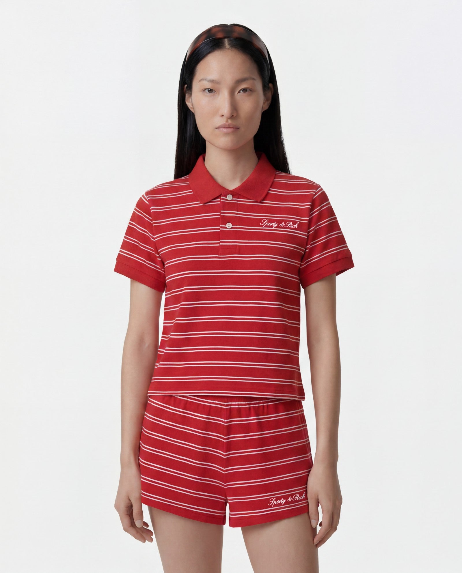 Signature Logo Polo - Ruby Sporty & Rich Sale