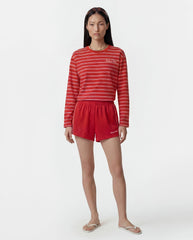 Signature Logo Retro Track Short - Ruby Sporty & Rich Online